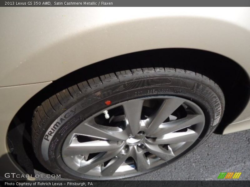 Satin Cashmere Metallic / Flaxen 2013 Lexus GS 350 AWD