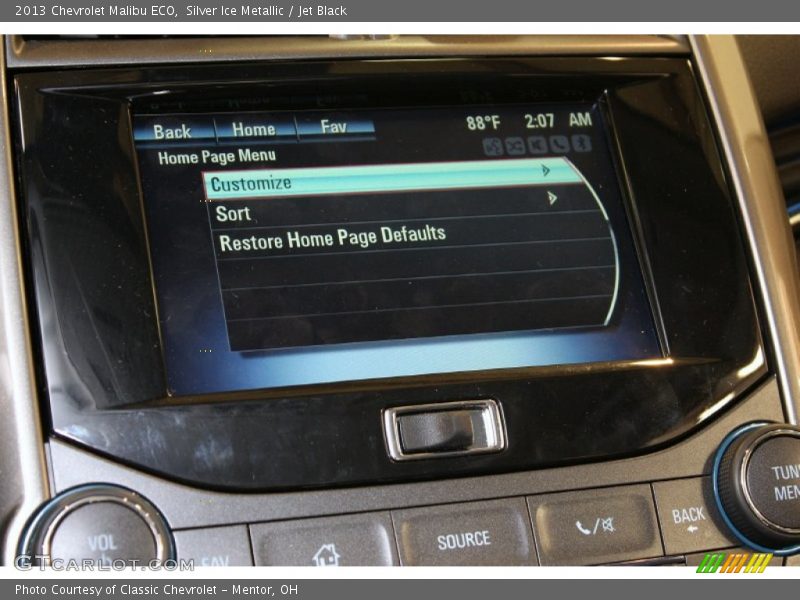 Silver Ice Metallic / Jet Black 2013 Chevrolet Malibu ECO