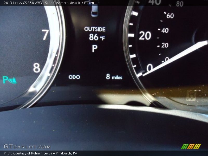 Satin Cashmere Metallic / Flaxen 2013 Lexus GS 350 AWD