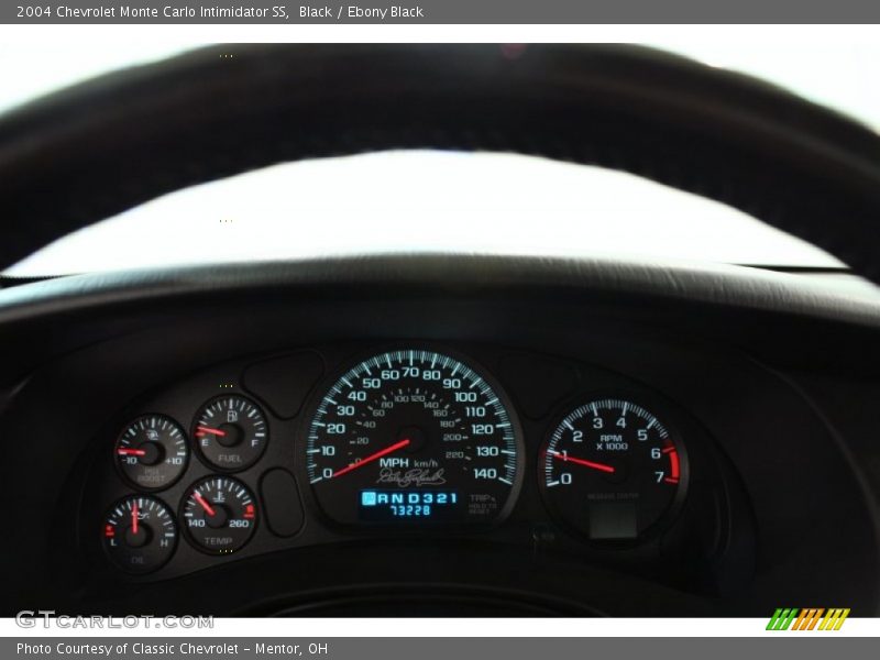  2004 Monte Carlo Intimidator SS Intimidator SS Gauges