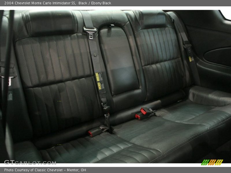Rear Seat of 2004 Monte Carlo Intimidator SS