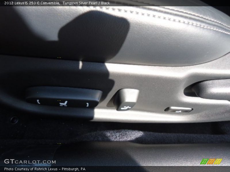 Tungsten Silver Pearl / Black 2012 Lexus IS 250 C Convertible