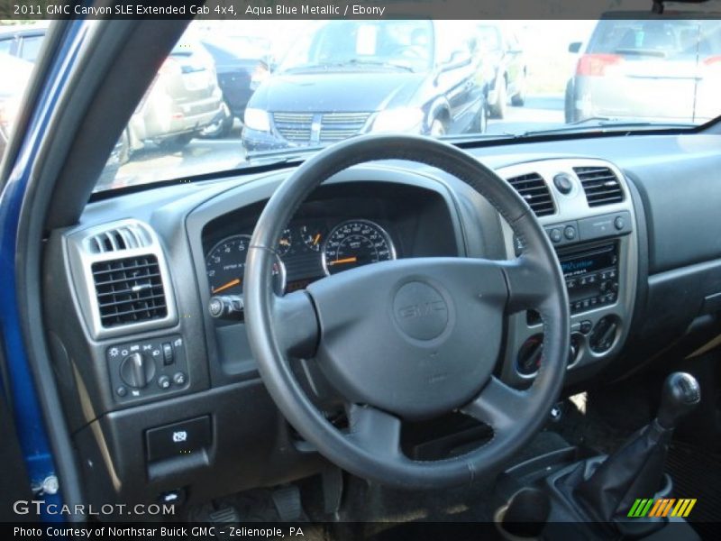 Dashboard of 2011 Canyon SLE Extended Cab 4x4
