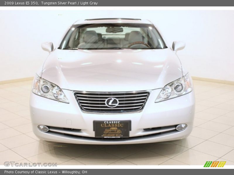 Tungsten Silver Pearl / Light Gray 2009 Lexus ES 350
