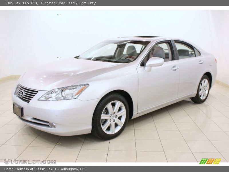 Tungsten Silver Pearl / Light Gray 2009 Lexus ES 350