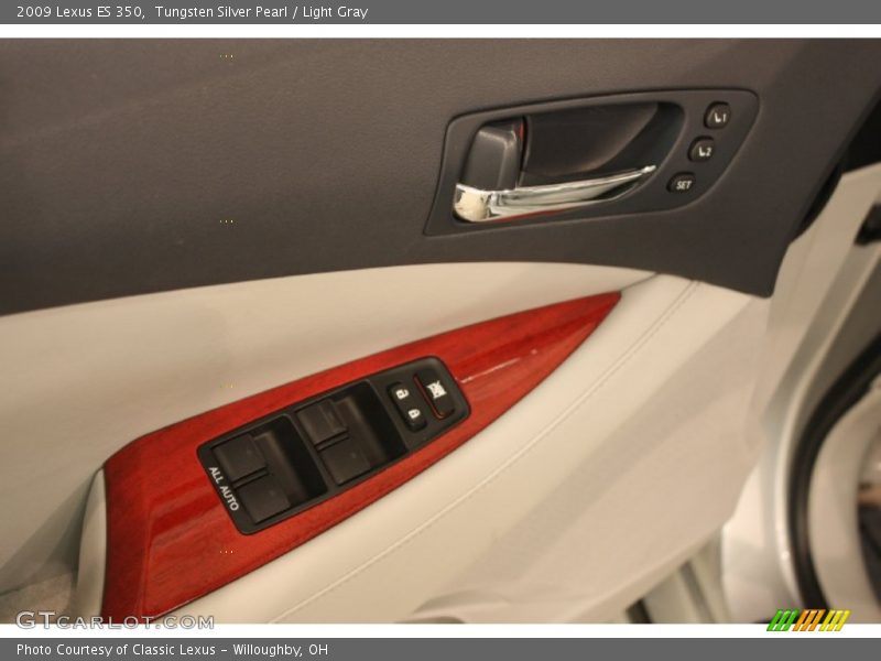Tungsten Silver Pearl / Light Gray 2009 Lexus ES 350