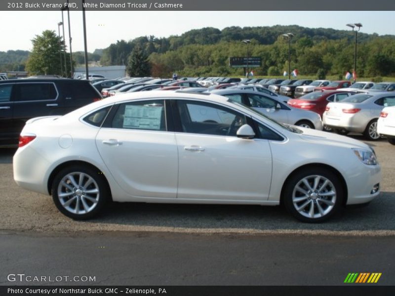 White Diamond Tricoat / Cashmere 2012 Buick Verano FWD