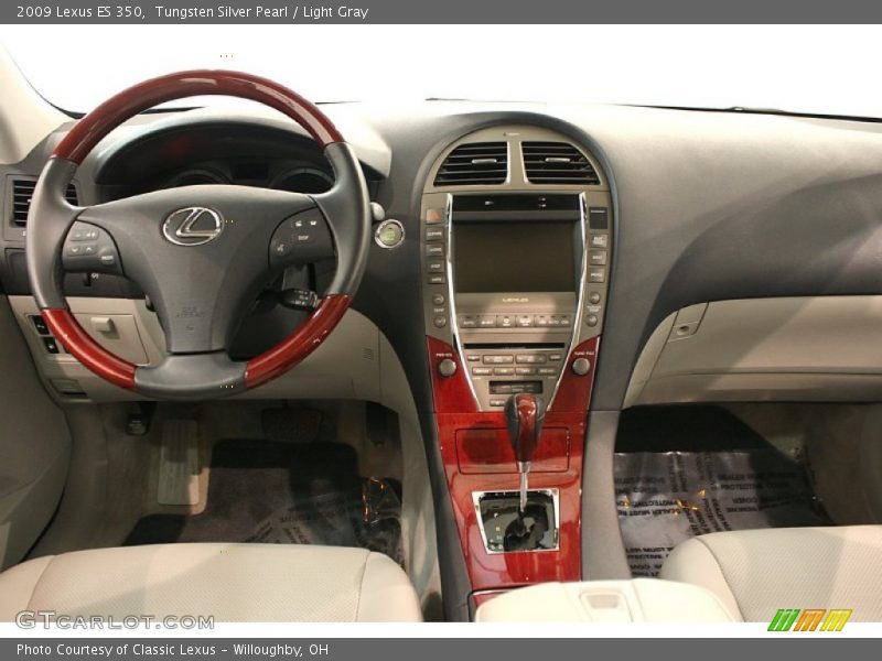 Tungsten Silver Pearl / Light Gray 2009 Lexus ES 350
