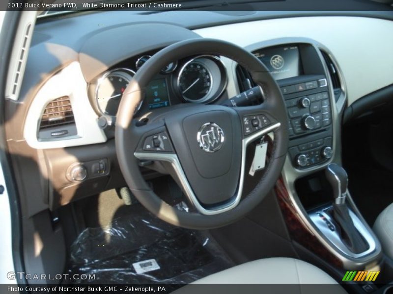 White Diamond Tricoat / Cashmere 2012 Buick Verano FWD