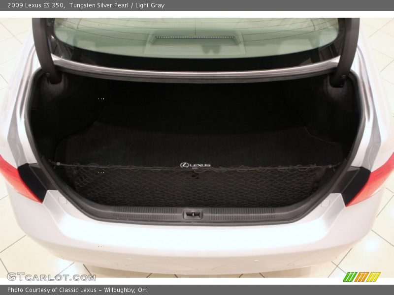 Tungsten Silver Pearl / Light Gray 2009 Lexus ES 350