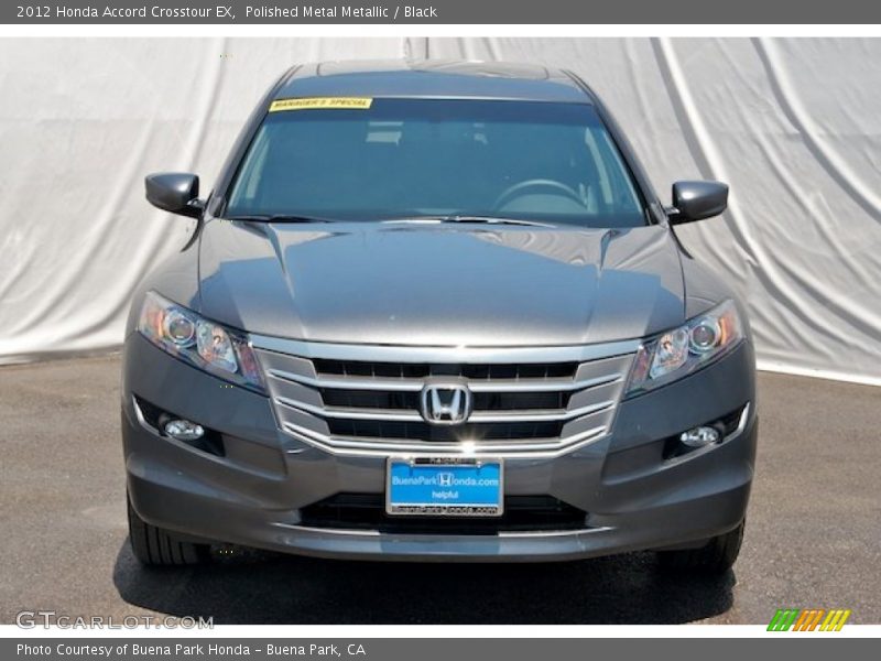 Polished Metal Metallic / Black 2012 Honda Accord Crosstour EX