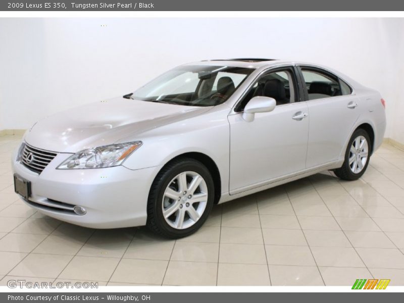 Tungsten Silver Pearl / Black 2009 Lexus ES 350
