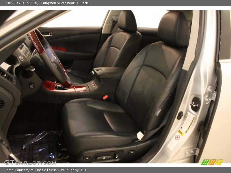 Tungsten Silver Pearl / Black 2009 Lexus ES 350
