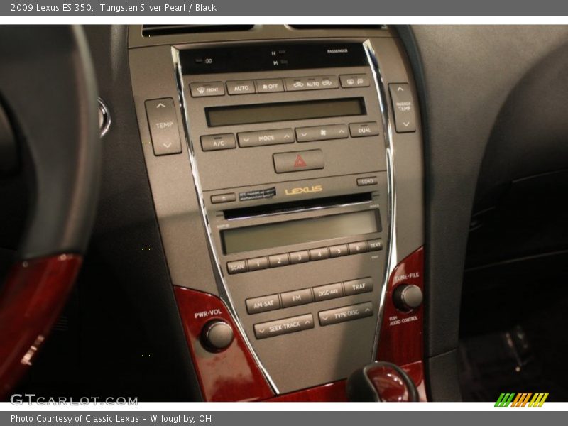 Tungsten Silver Pearl / Black 2009 Lexus ES 350