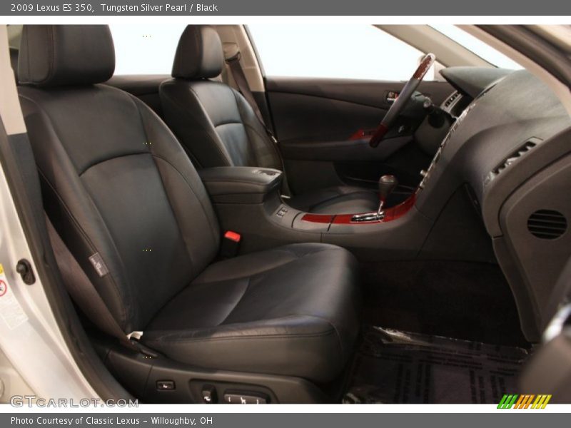 Tungsten Silver Pearl / Black 2009 Lexus ES 350
