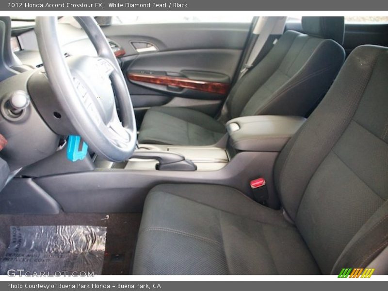 White Diamond Pearl / Black 2012 Honda Accord Crosstour EX