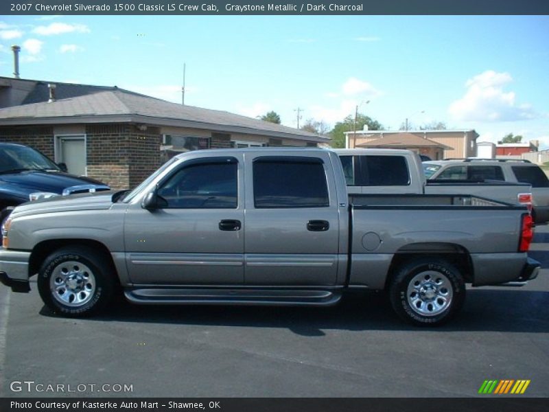 Graystone Metallic / Dark Charcoal 2007 Chevrolet Silverado 1500 Classic LS Crew Cab