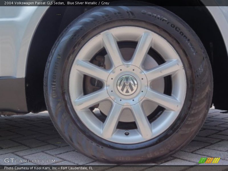 Blue Silver Metallic / Grey 2004 Volkswagen Passat GLS Sedan