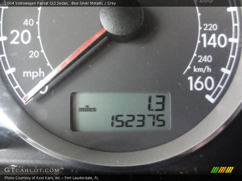 Blue Silver Metallic / Grey 2004 Volkswagen Passat GLS Sedan