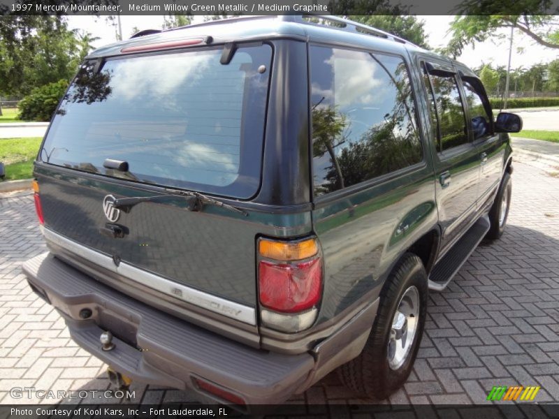 Medium Willow Green Metallic / Medium Graphite 1997 Mercury Mountaineer
