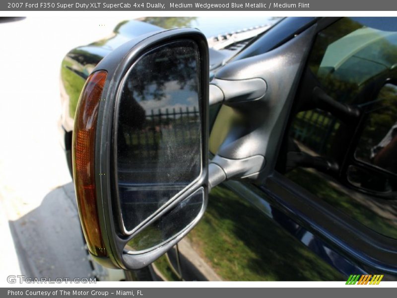Medium Wedgewood Blue Metallic / Medium Flint 2007 Ford F350 Super Duty XLT SuperCab 4x4 Dually
