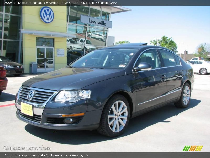 Blue Graphite Metallic / Classic Grey 2006 Volkswagen Passat 3.6 Sedan