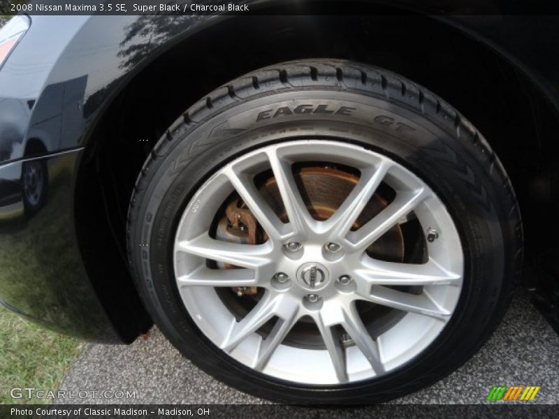Super Black / Charcoal Black 2008 Nissan Maxima 3.5 SE