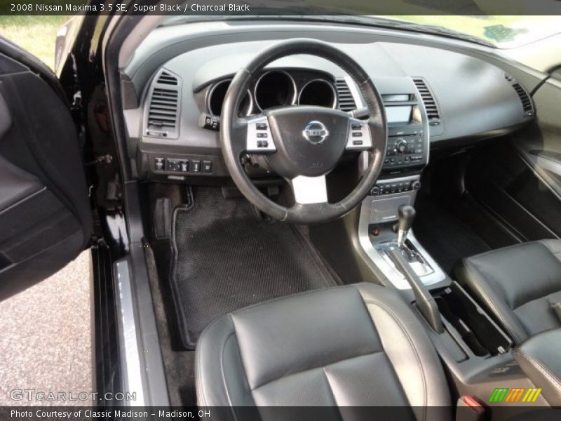 Super Black / Charcoal Black 2008 Nissan Maxima 3.5 SE