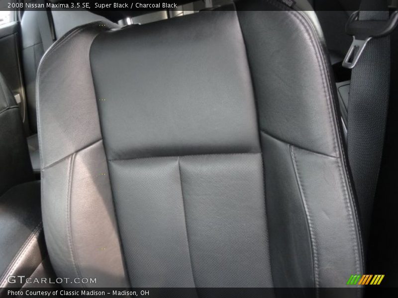 Super Black / Charcoal Black 2008 Nissan Maxima 3.5 SE