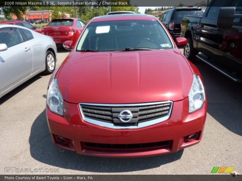 Sonoma Sunset Metallic / Charcoal Black 2008 Nissan Maxima 3.5 SE