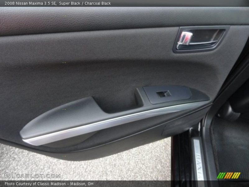 Super Black / Charcoal Black 2008 Nissan Maxima 3.5 SE