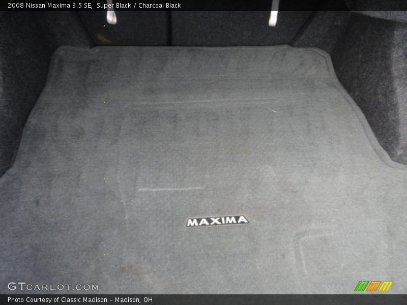 Super Black / Charcoal Black 2008 Nissan Maxima 3.5 SE