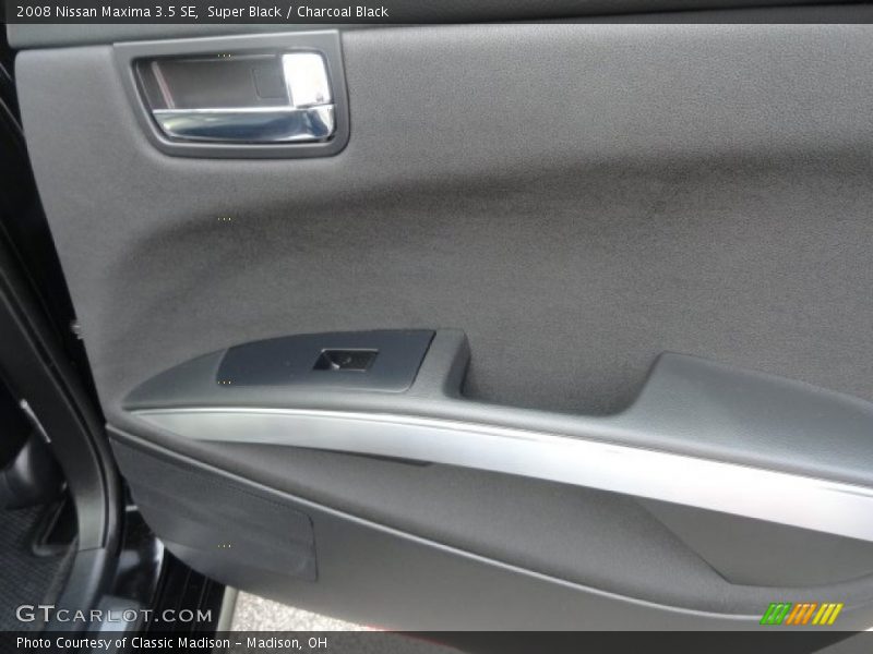 Super Black / Charcoal Black 2008 Nissan Maxima 3.5 SE