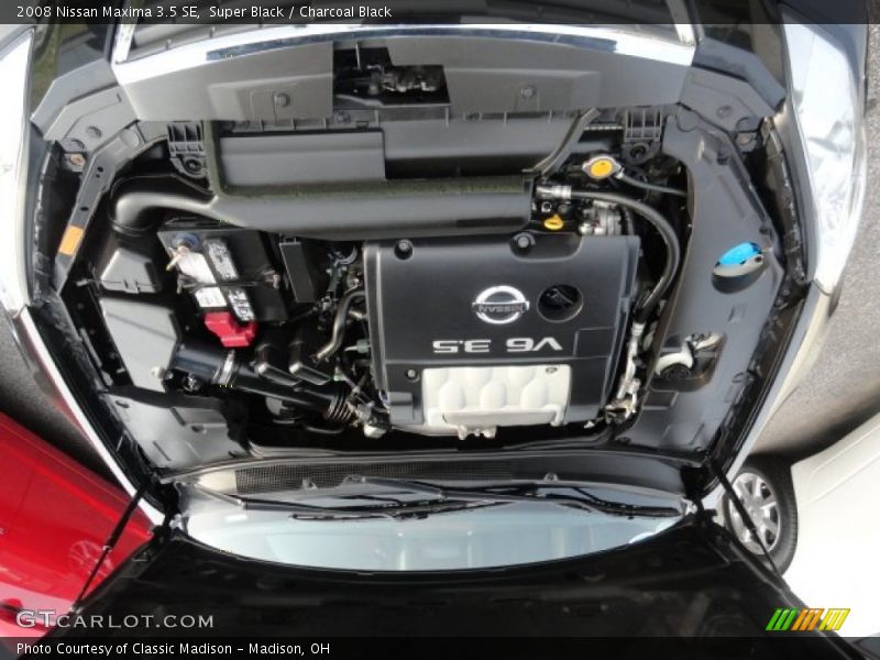 Super Black / Charcoal Black 2008 Nissan Maxima 3.5 SE