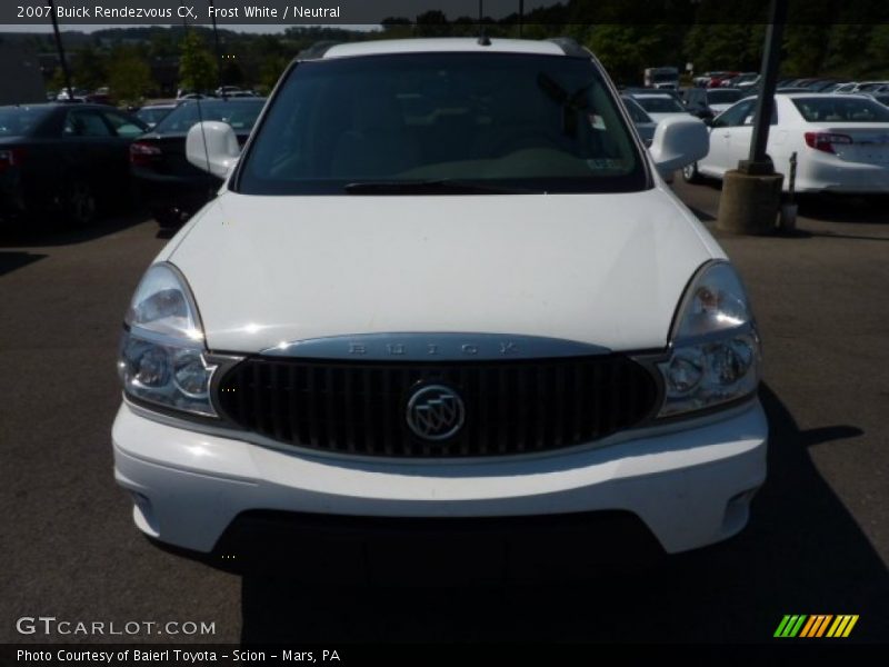 Frost White / Neutral 2007 Buick Rendezvous CX