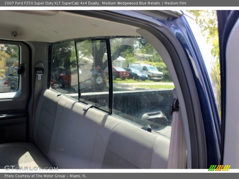 Medium Wedgewood Blue Metallic / Medium Flint 2007 Ford F350 Super Duty XLT SuperCab 4x4 Dually