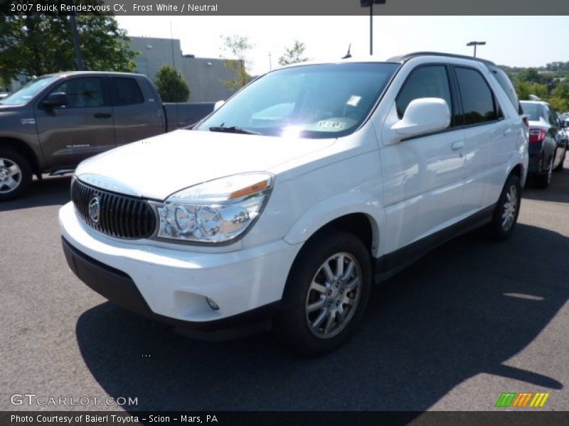 Frost White / Neutral 2007 Buick Rendezvous CX