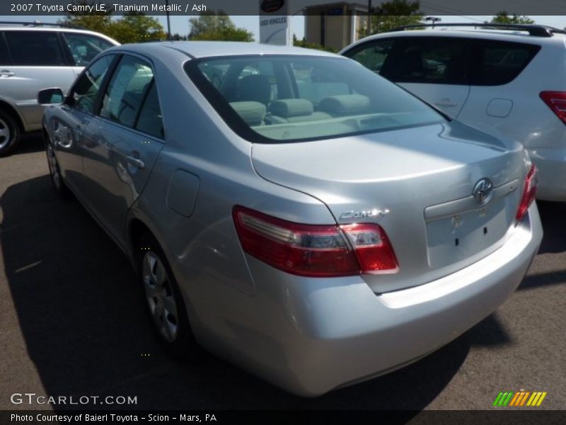 Titanium Metallic / Ash 2007 Toyota Camry LE