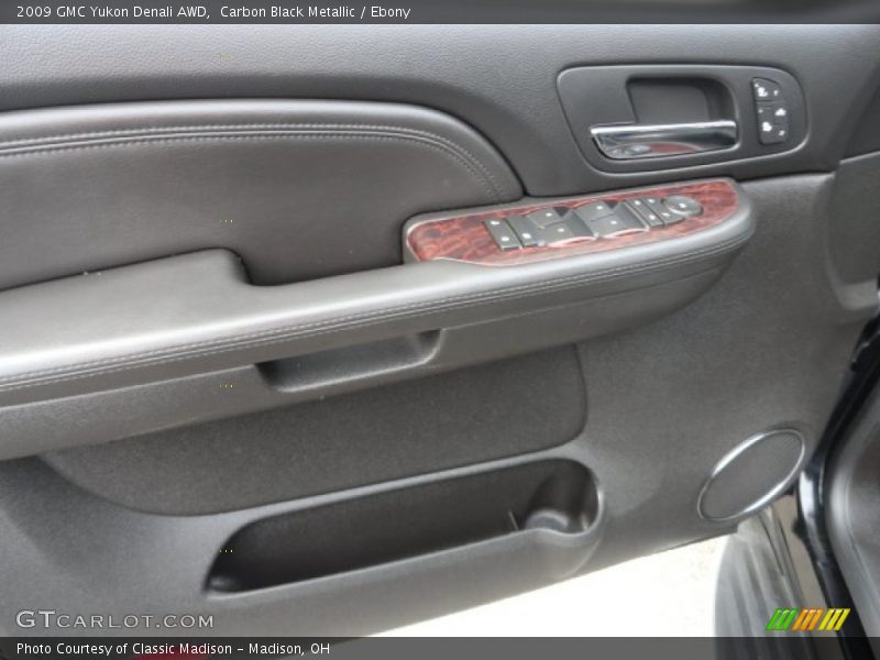 Carbon Black Metallic / Ebony 2009 GMC Yukon Denali AWD