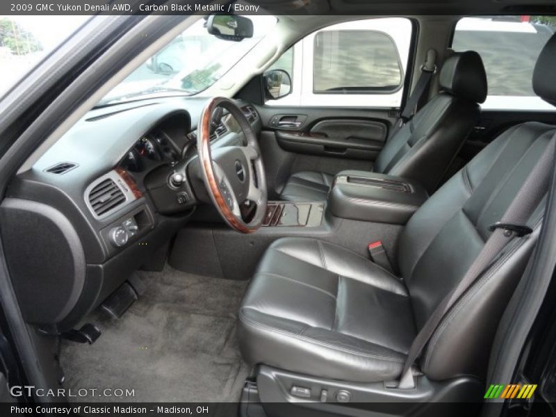 Carbon Black Metallic / Ebony 2009 GMC Yukon Denali AWD