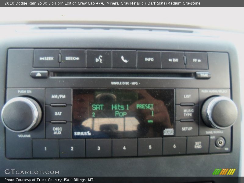Mineral Gray Metallic / Dark Slate/Medium Graystone 2010 Dodge Ram 2500 Big Horn Edition Crew Cab 4x4
