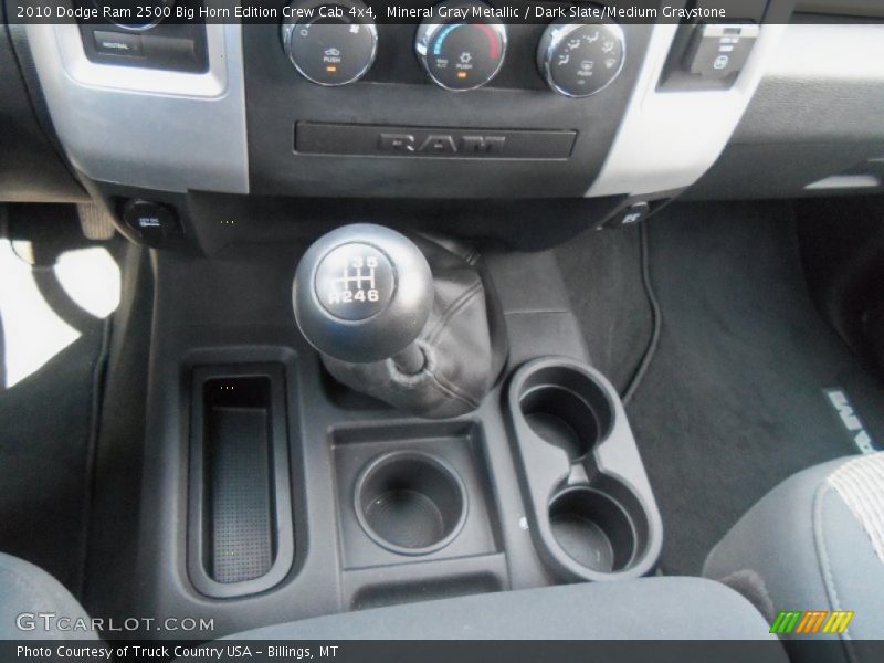 Mineral Gray Metallic / Dark Slate/Medium Graystone 2010 Dodge Ram 2500 Big Horn Edition Crew Cab 4x4
