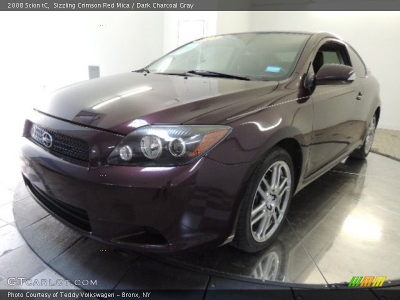 Sizzling Crimson Red Mica / Dark Charcoal Gray 2008 Scion tC