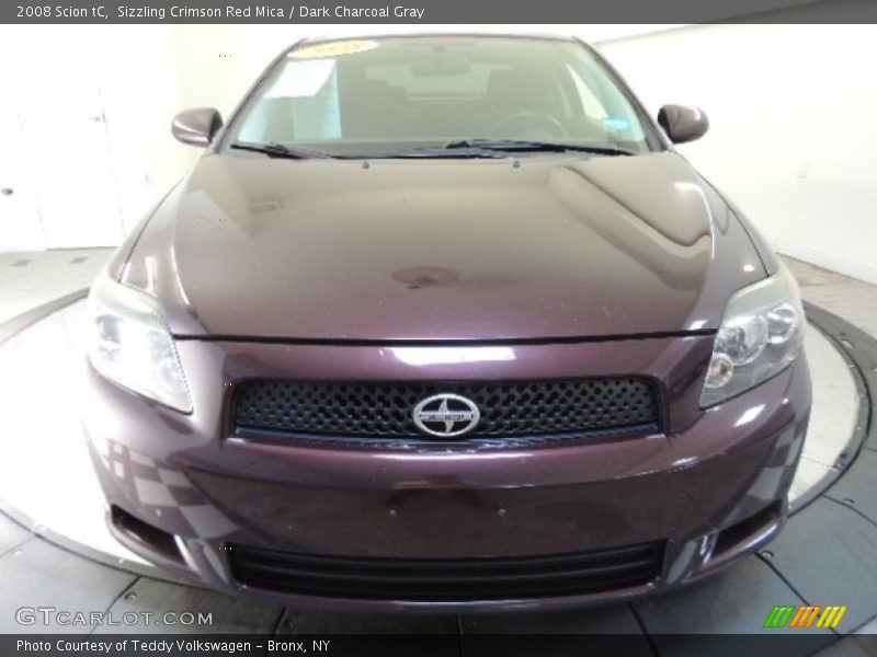 Sizzling Crimson Red Mica / Dark Charcoal Gray 2008 Scion tC