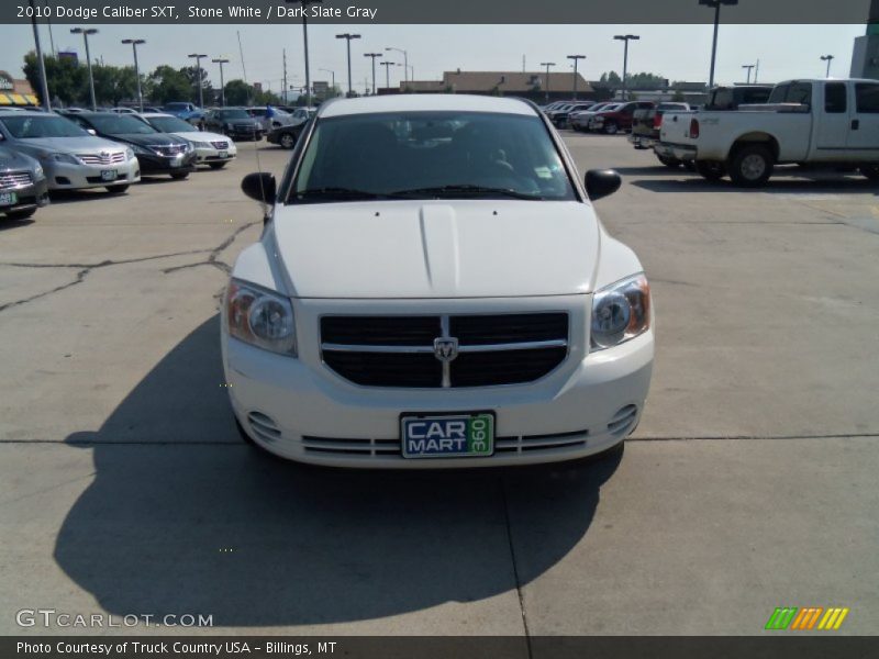 Stone White / Dark Slate Gray 2010 Dodge Caliber SXT