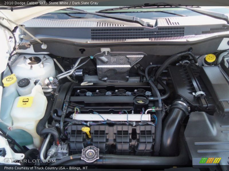 Stone White / Dark Slate Gray 2010 Dodge Caliber SXT