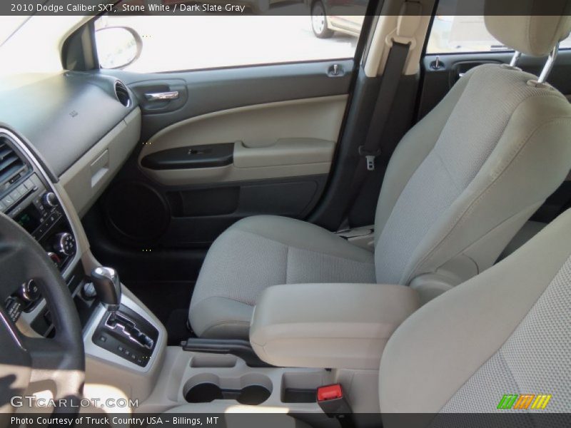 Stone White / Dark Slate Gray 2010 Dodge Caliber SXT