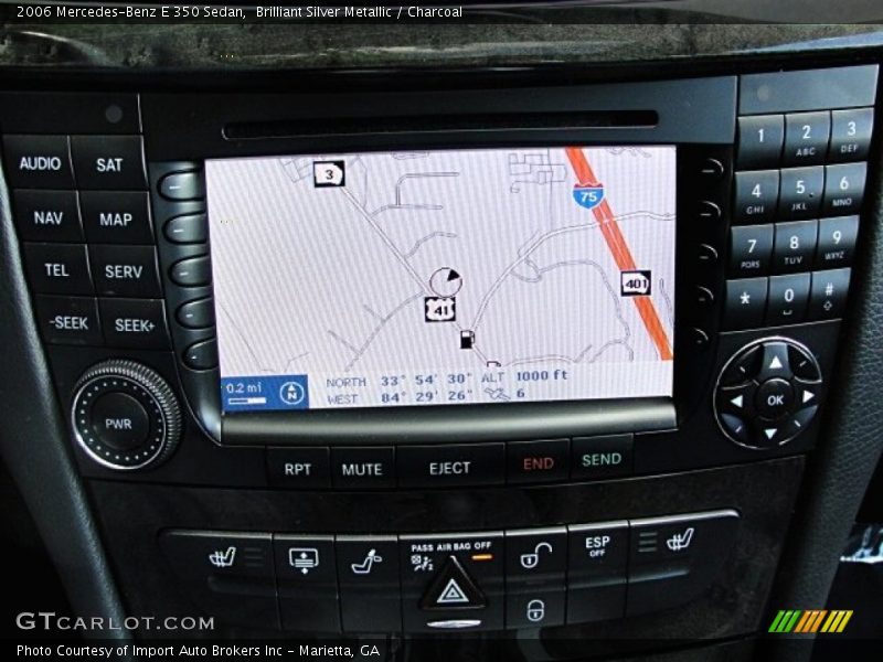 Brilliant Silver Metallic / Charcoal 2006 Mercedes-Benz E 350 Sedan