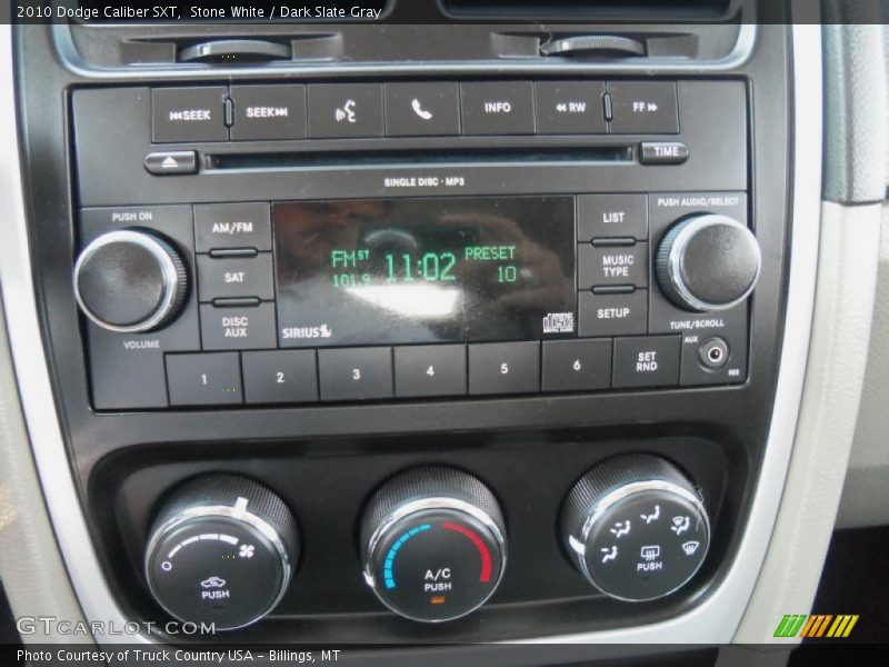 Stone White / Dark Slate Gray 2010 Dodge Caliber SXT