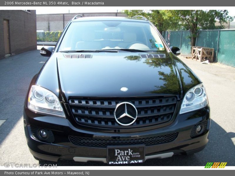 Black / Macadamia 2006 Mercedes-Benz ML 350 4Matic